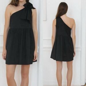 NWT Monica Nera Tessa Mini Black Dress Size S